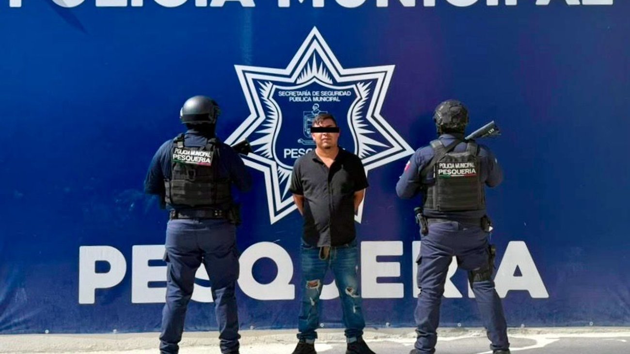 Detienen a hombre por supuesta violencia familiar en Pesquería