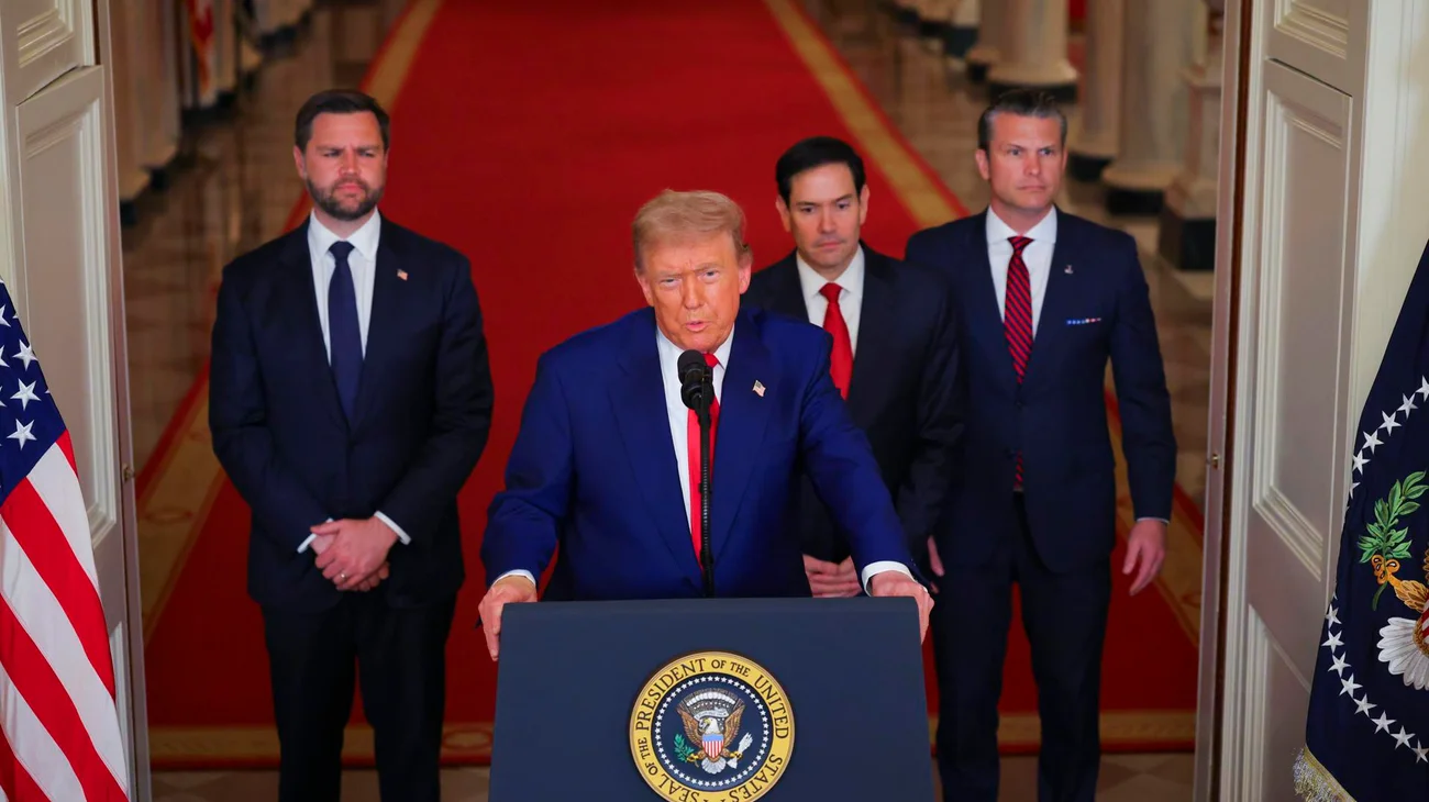 Trump desde la Casa Blanca: 'Irán debe ahora hacer la paz'