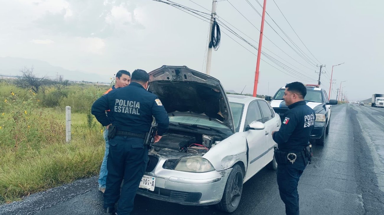Policía Estatal refuerza recorridos por lluvias en Saltillo