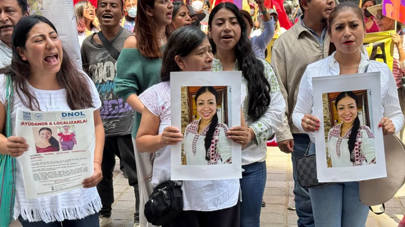 Protestan para exigir aparición de activista mixe en Oaxaca