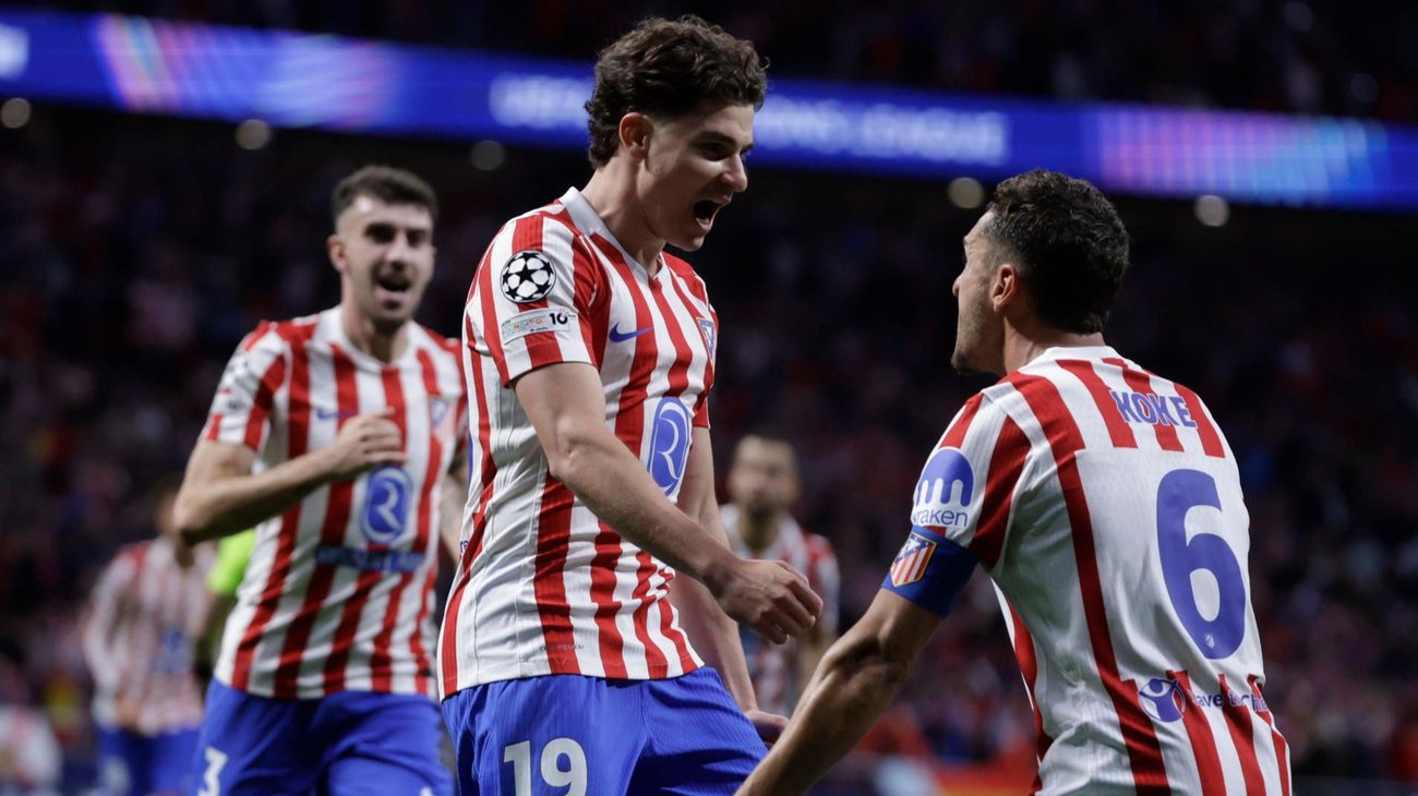 Atlético Madrid y Arsenal empatan 1-1 y dejan todo para la vuelta