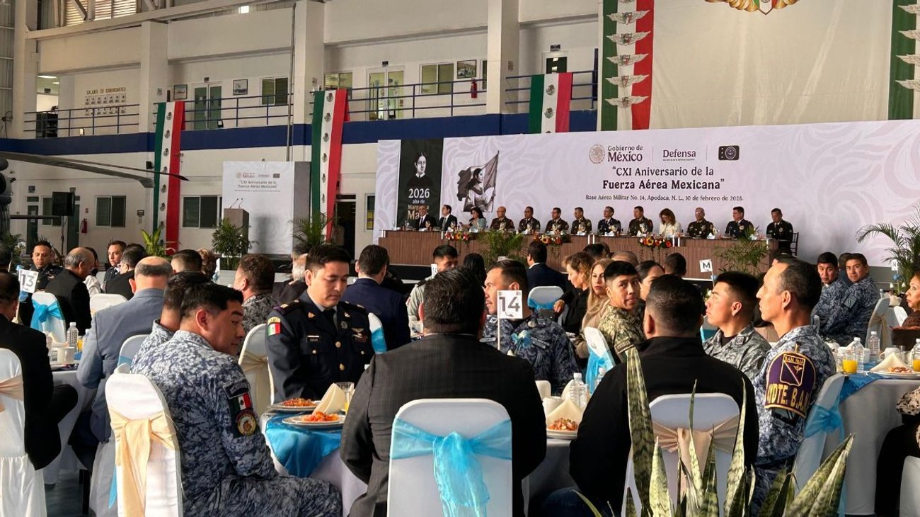 Nuevo León conmemora 111 años de la Fuerza Aérea Mexicana