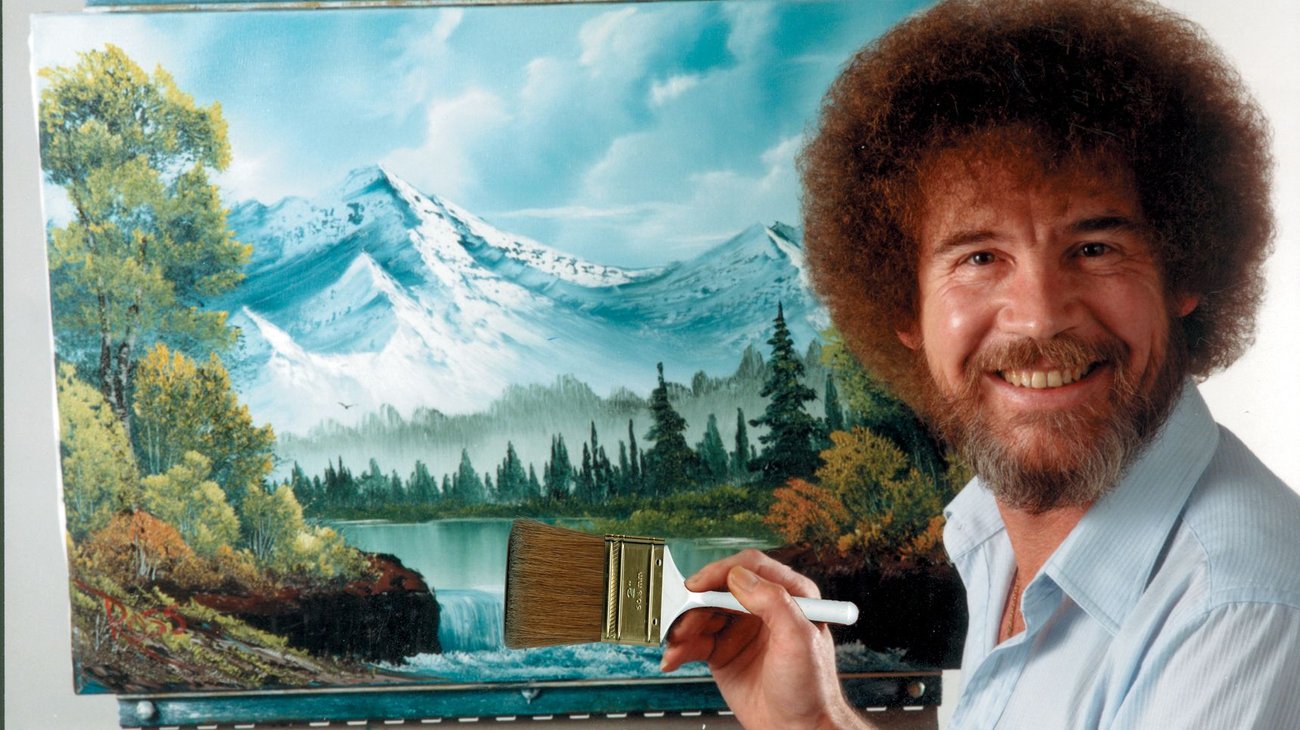 Pinturas de Bob Ross se subastan en más de $600,000 dólares