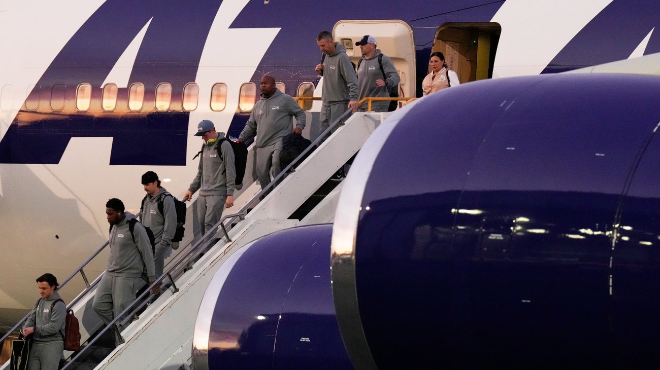 Arriban Seahawks a San Francisco listos para el Super Bowl LX