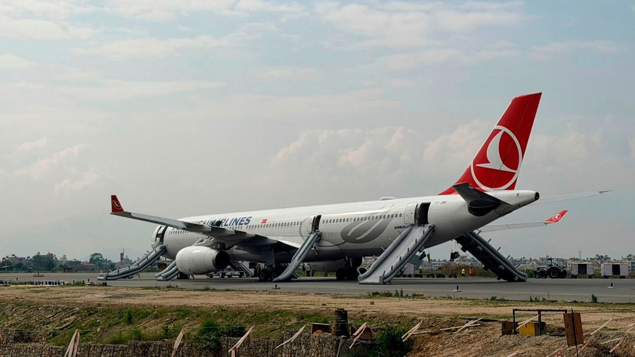 Turkish Airlines registra incendio en aeropuerto de Nepal