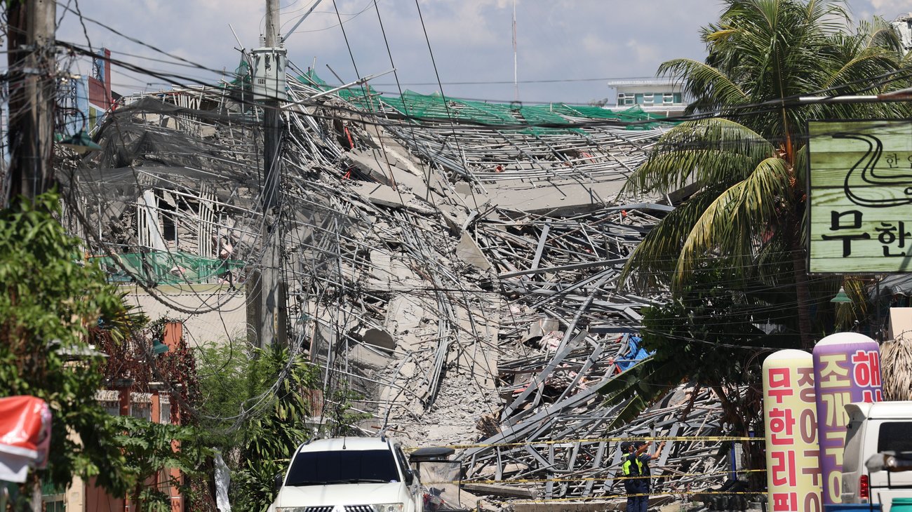 Colapso de edificio en Filipinas deja al menos 30 desaparecidos