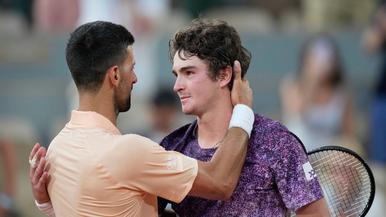 Djokovic cae ante Fonseca y Roland Garros tendrá nuevo campeón