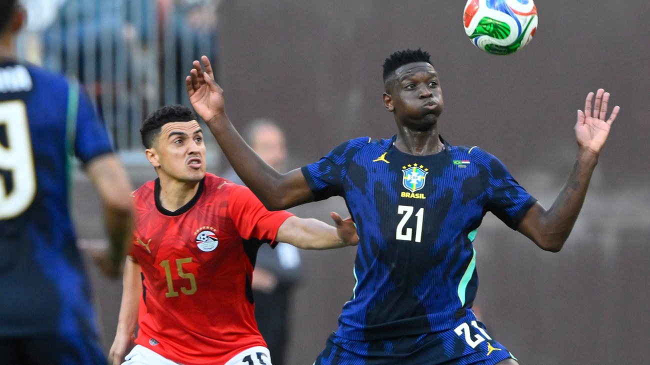 Brasil vence a Egipto con gol de Endrick en su último amistoso