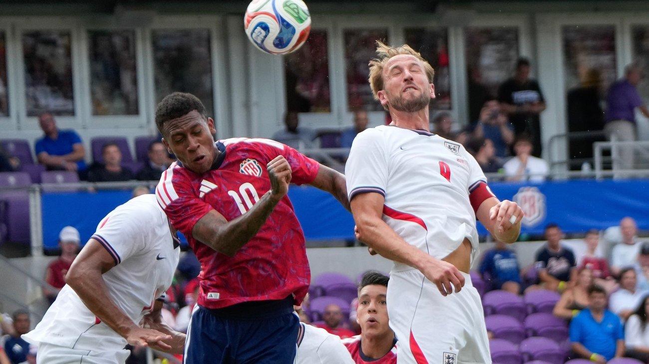 Inglaterra golea a Costa Rica y cierra su preparación mundialista