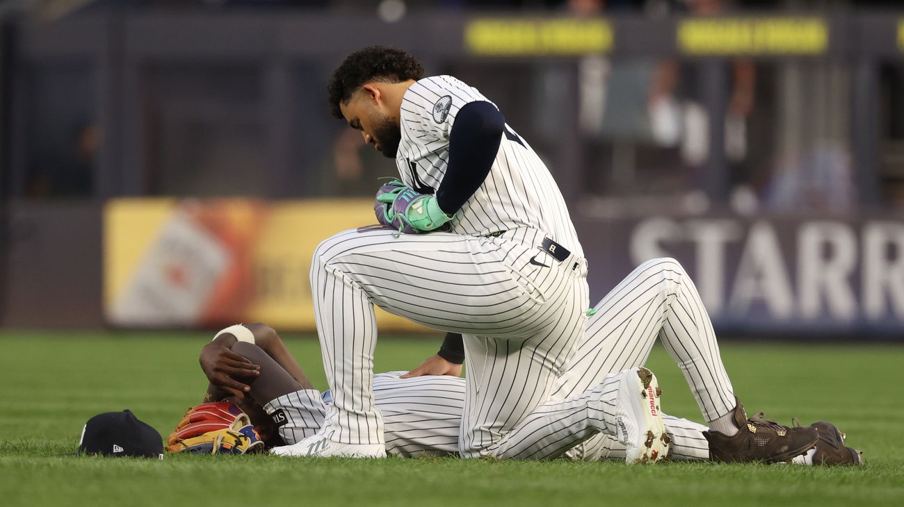 Jazz Chisholm Jr. sale tras fuerte choque con Domínguez