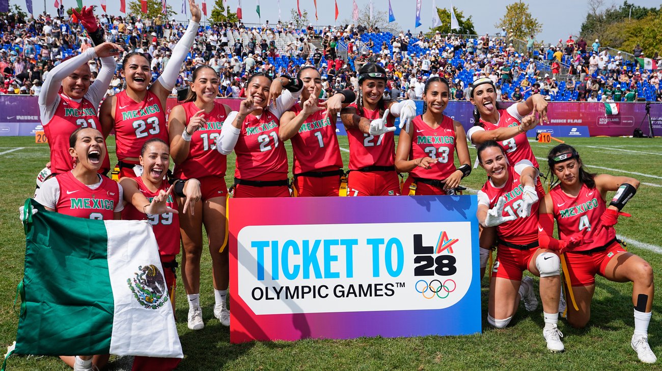 Selección mexicana de flag football obtiene pase olímpico a LA28