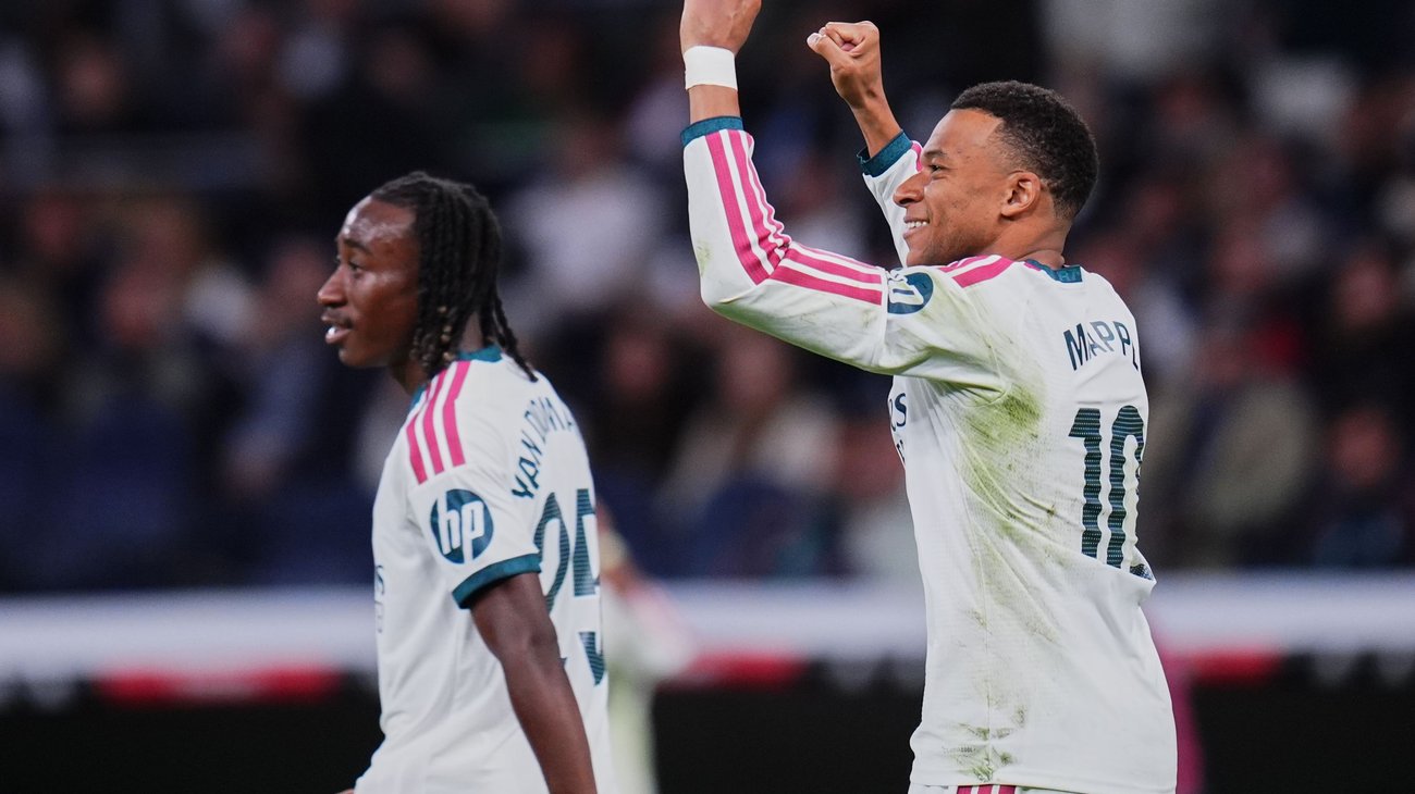 Mbappé firma doblete y Real Madrid golea 4-1 al Sevilla