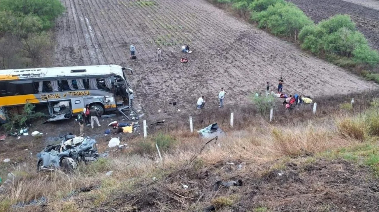 Accidente vial deja cuatro muertos en San Luis Potosí