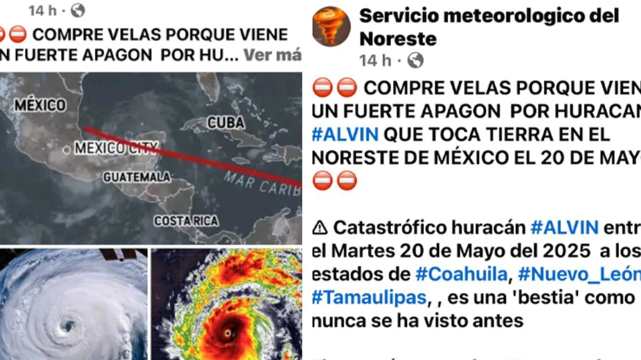 Advierten sobre falsas alertas de huracanes previo a la temporada