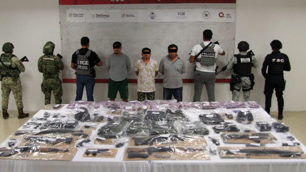 Caen tres sujetos ligados a 'Los Chapitos' en Tulum