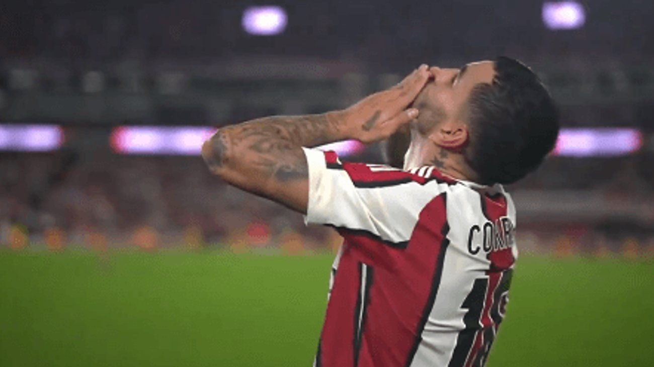 Ángel Correa anota en victoria de River Plate vs Argentinos Jrs