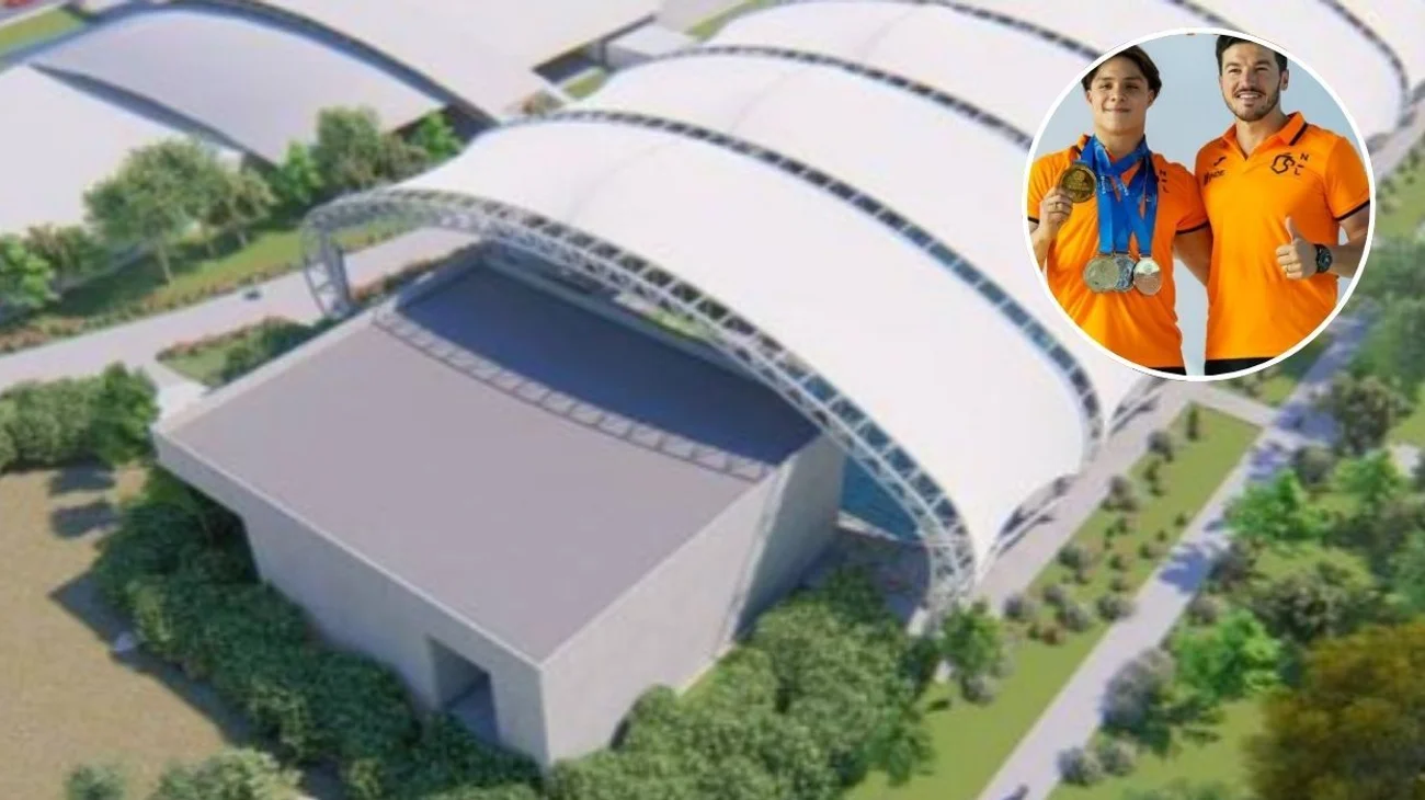 Anuncia Samuel 'techado Osmar Olvera' en centro acuático