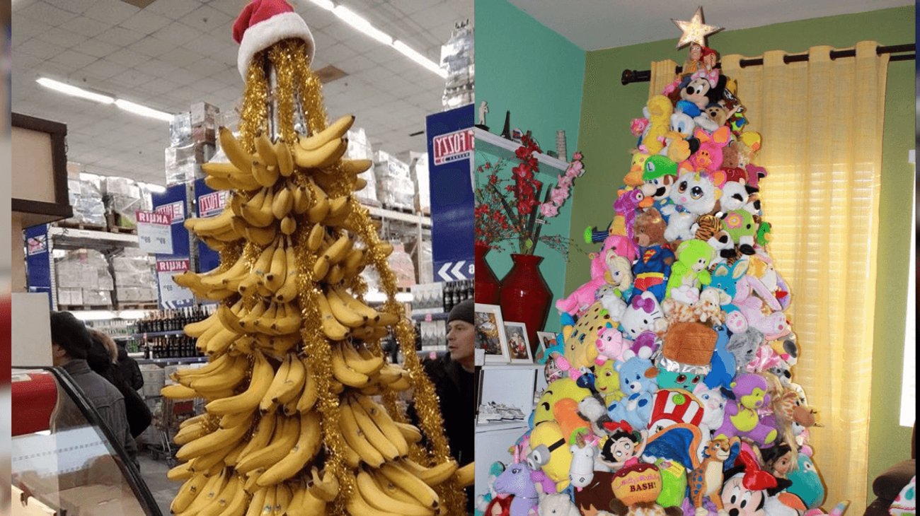 Estos son los árboles de Navidad más extraños del mundo