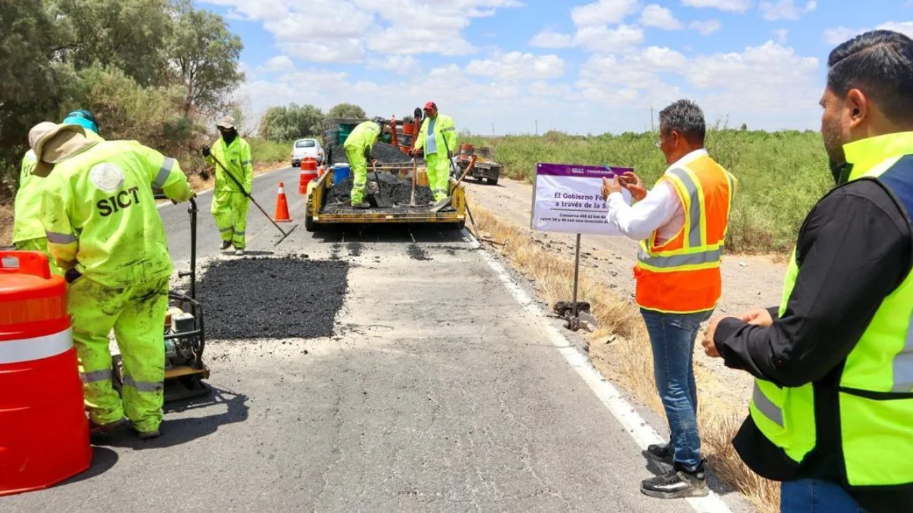 Arranca SICT trabajos de conservación en La Laguna