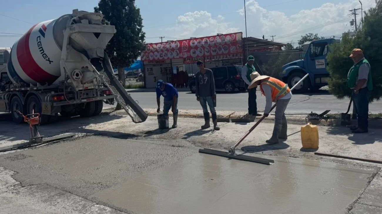 Inicia programa de concreto hidráulico en vialidades críticas