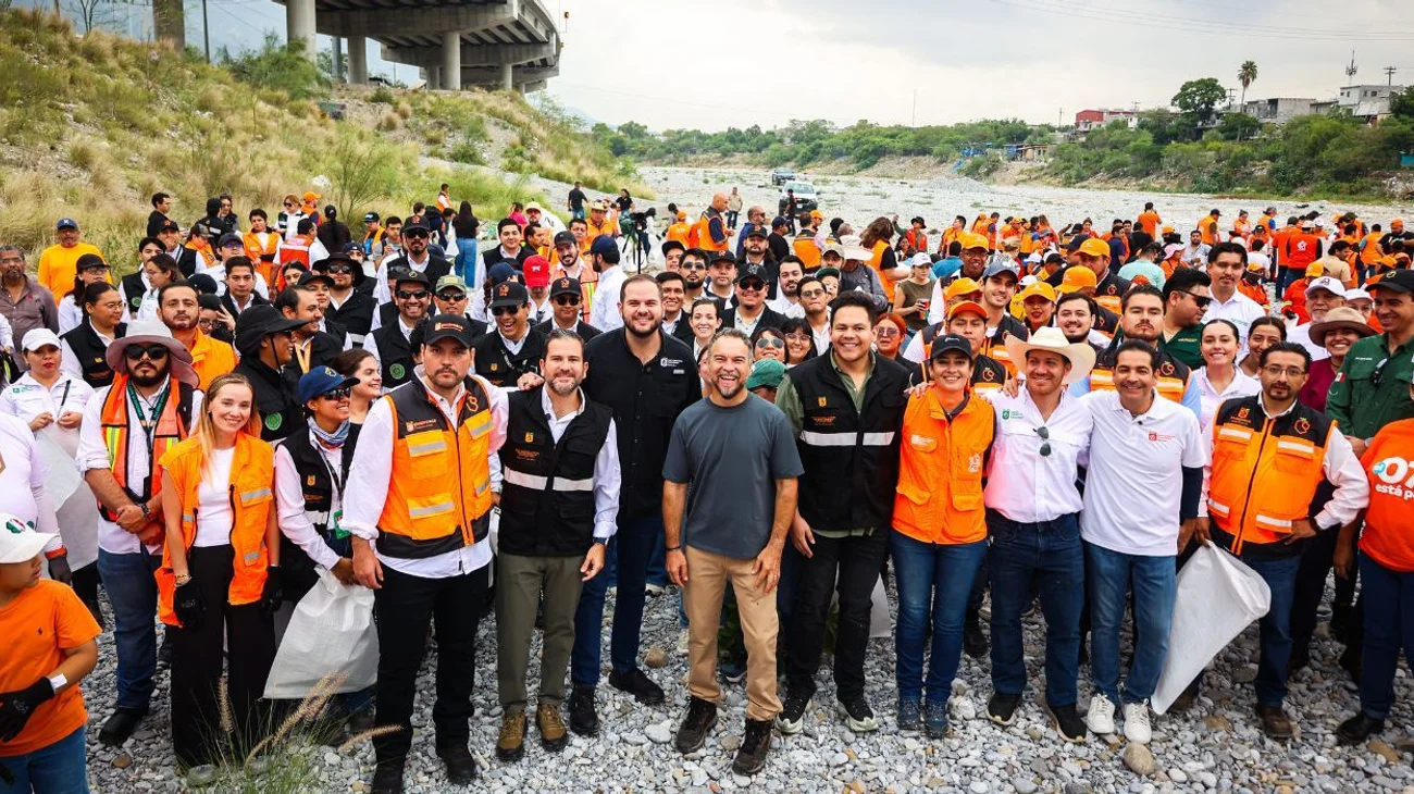 Arranca programa de limpieza en el Río Santa Catarina