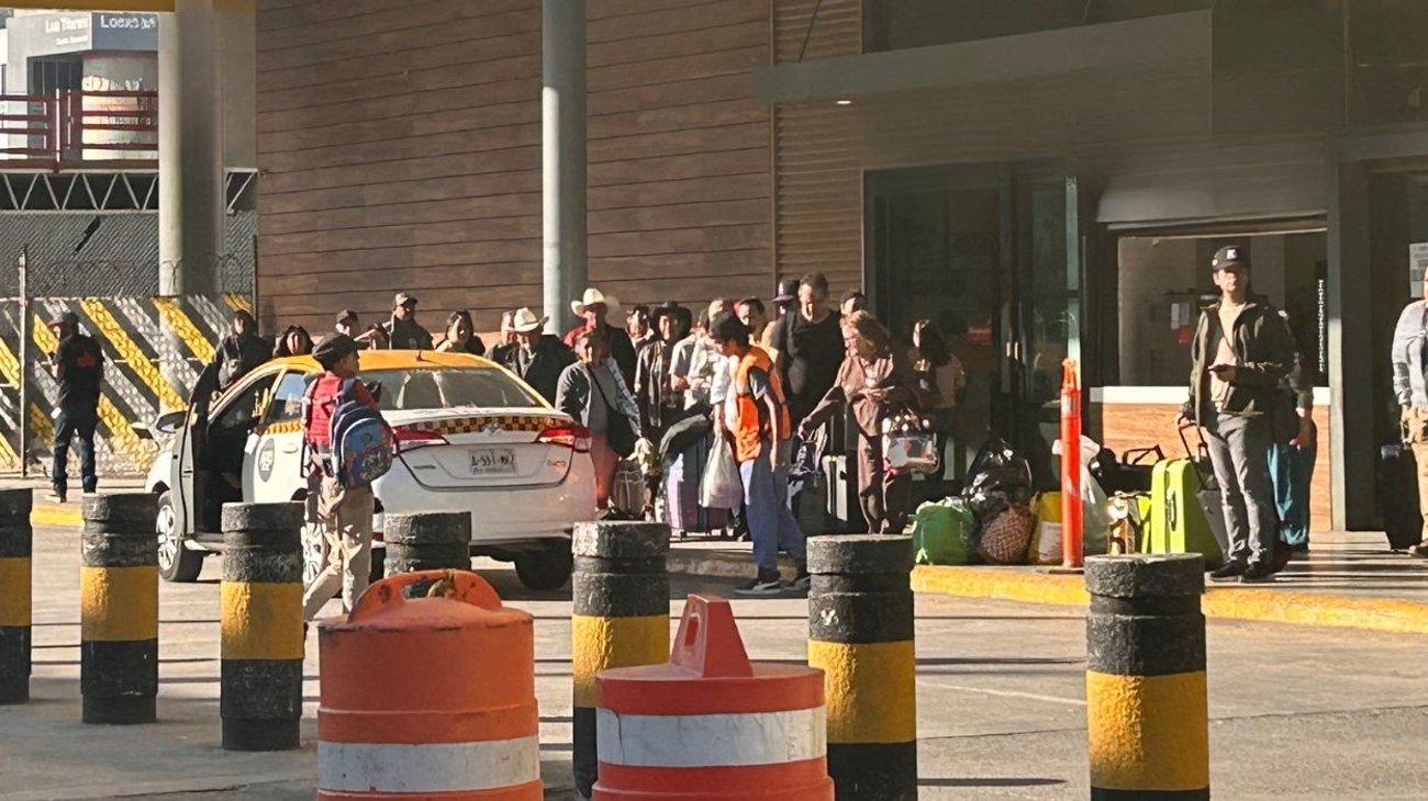 Así está la afluencia de viajeros en la Central de Autobuses