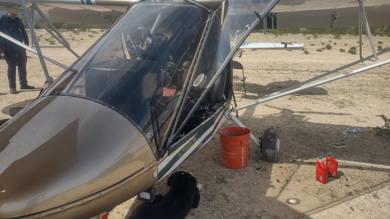 Aeronave aterriza de emergencia en Mina tras falla en motor