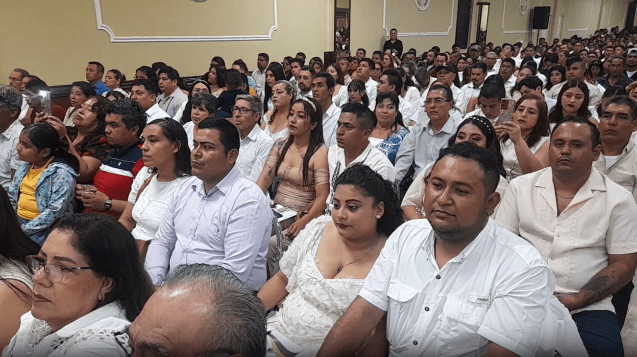 Consolida Altamira 491 uniones en bodas colectivas