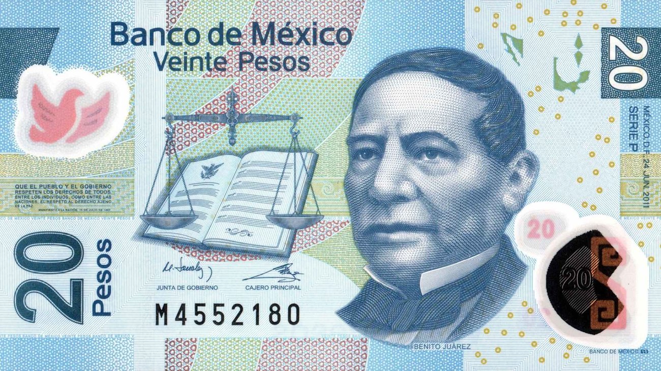 Billete de $20 pesos de Benito Juárez saldrá de circulación