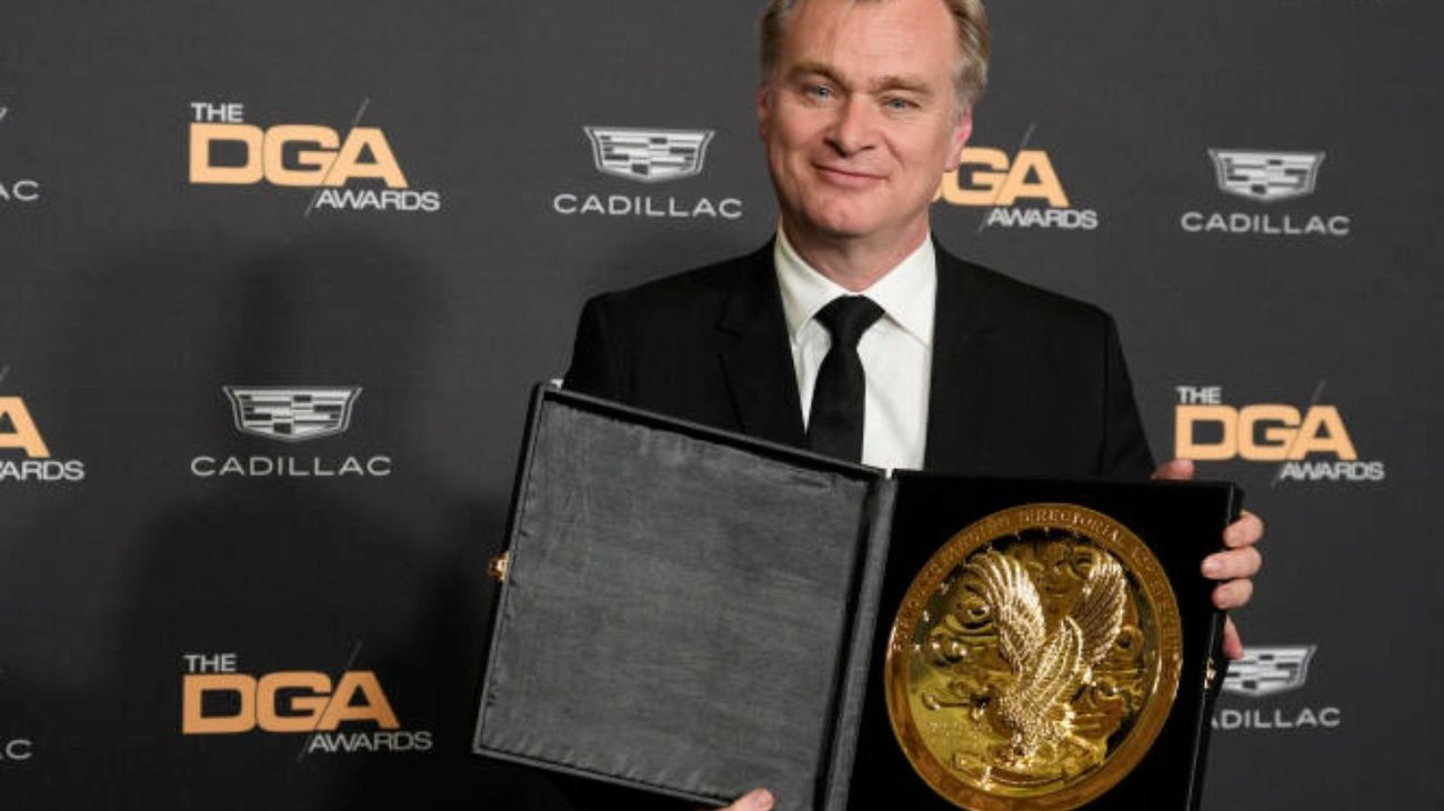 Christopher Nolan se corona en los DGA por 'Oppenheimer'