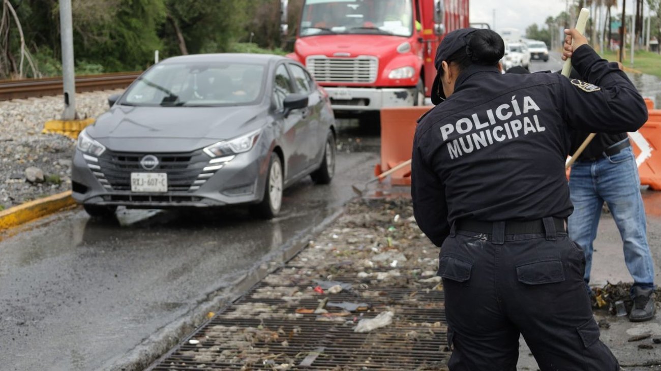 Refuerza Escobedo vigilancia y limpieza por tormentas