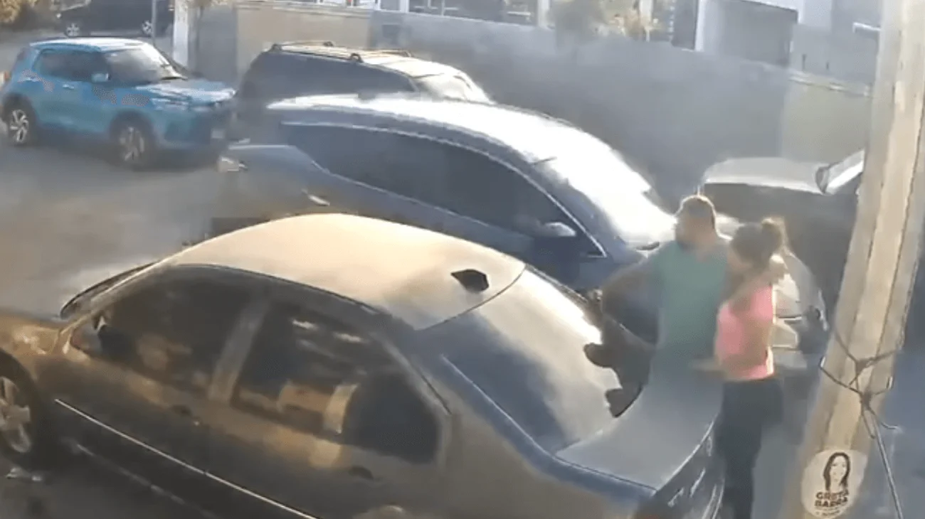 Revelan video de ataque a balazos a ex policía de San Pedro