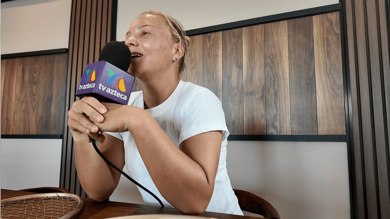 'Tenistas sin temor al calor de Monterrey': Diana Shnaider