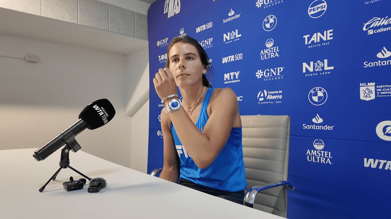 Primer puesto, solo un número a lado de tu nombre: Emma Navarro