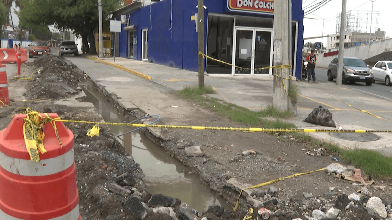 Denuncian obra inconclusa de Agua y Drenaje en Sierra Ventana
