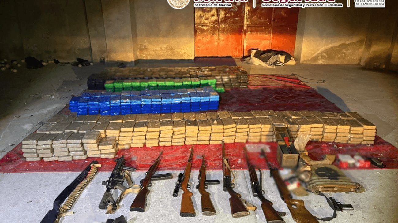 Harfuch informa decomiso de cocaina en Tlaxcala y Guerrero