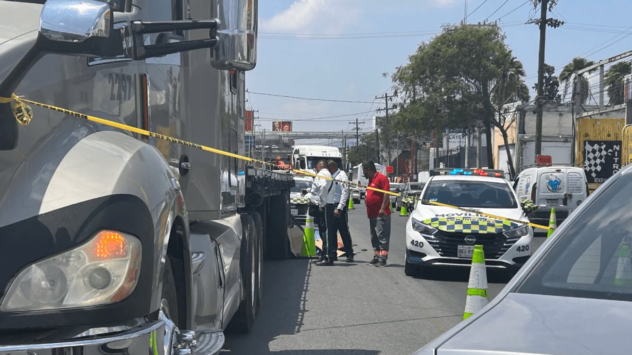 Ciclista muere tras ser arrollado por un tráiler en San Nicolás
