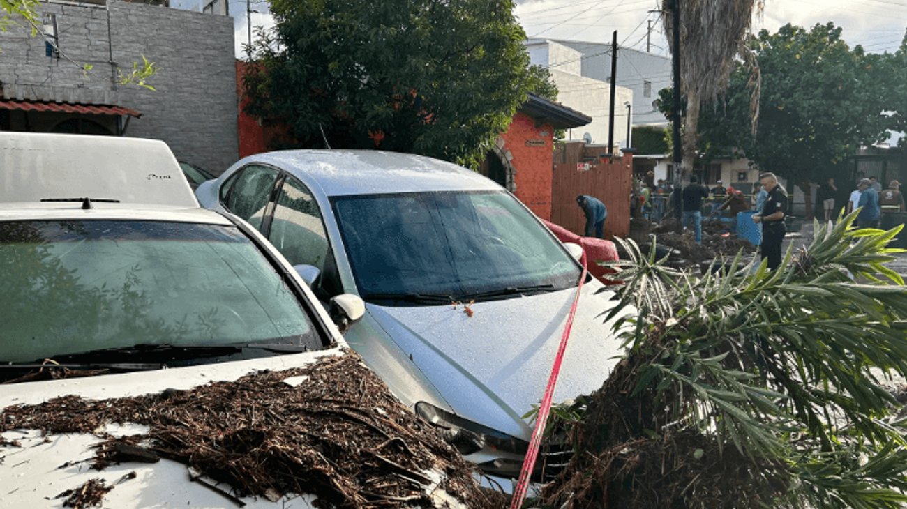 Lluvias dañan 75 viviendas en colonia de Santa Catarina