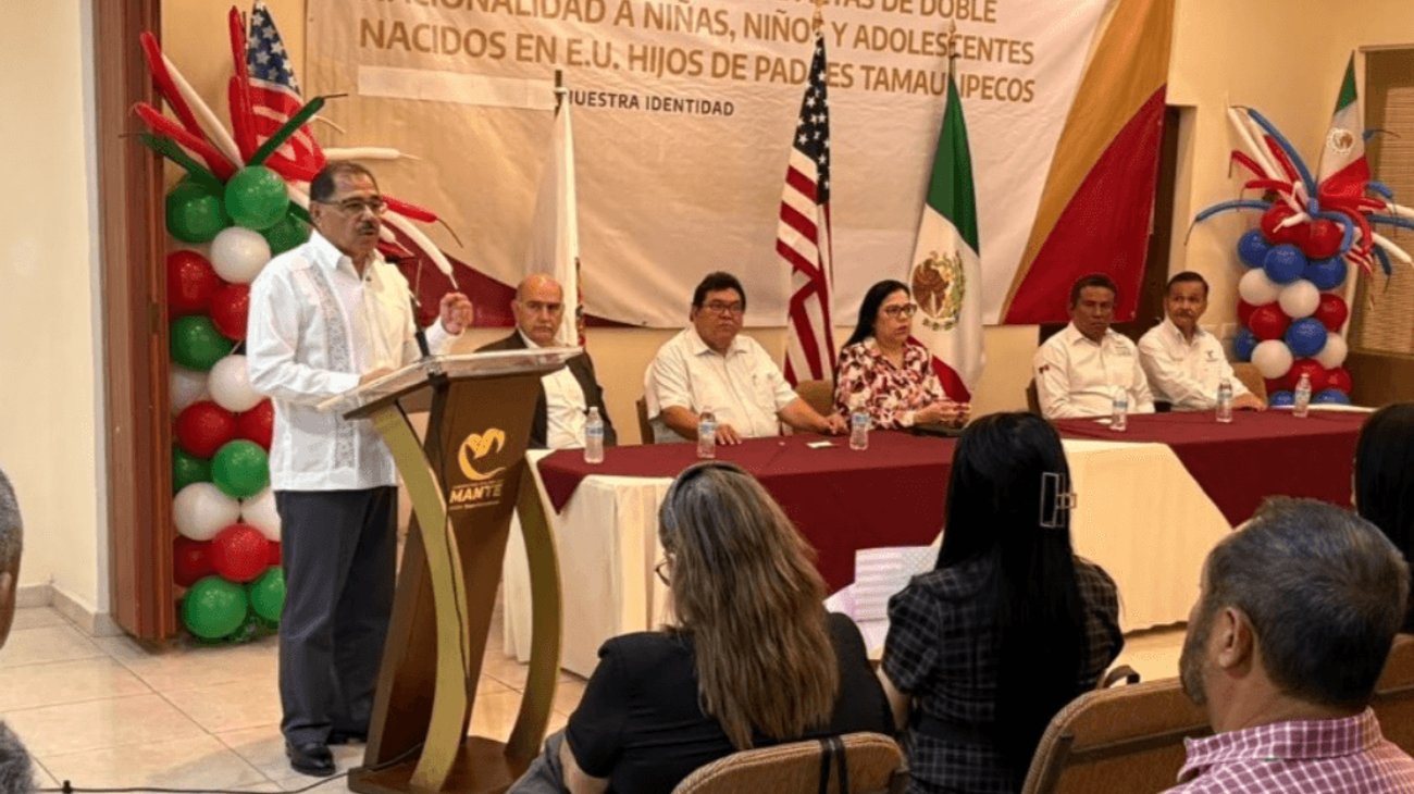 Tamaulipas entrega actas de doble nacionalidad en Mante