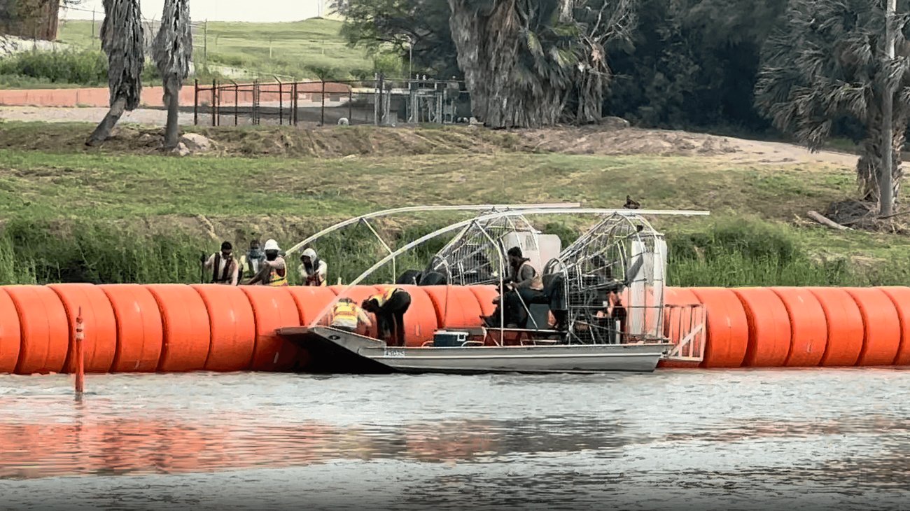 Instalan boyas en el Río Bravo sin aprobación del lado mexicano