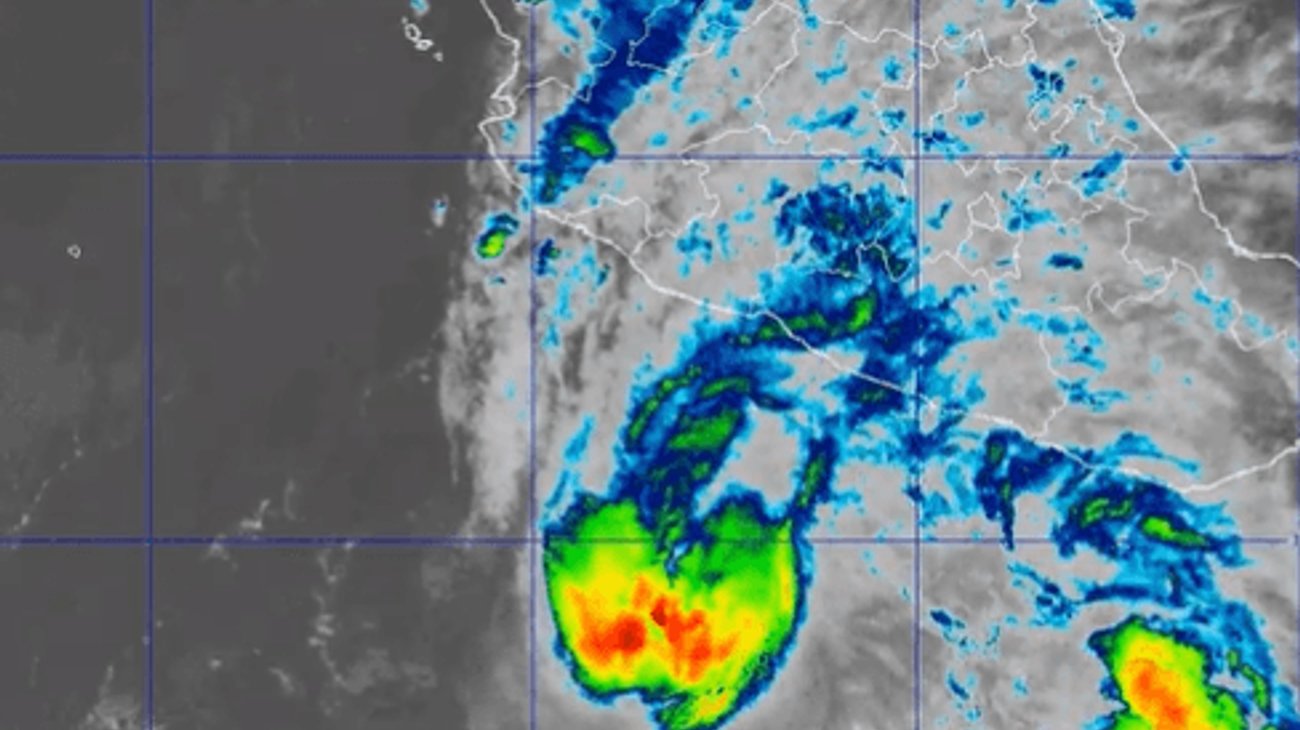 'Vance' provocará lluvias muy fuertes en cuatro estados de México