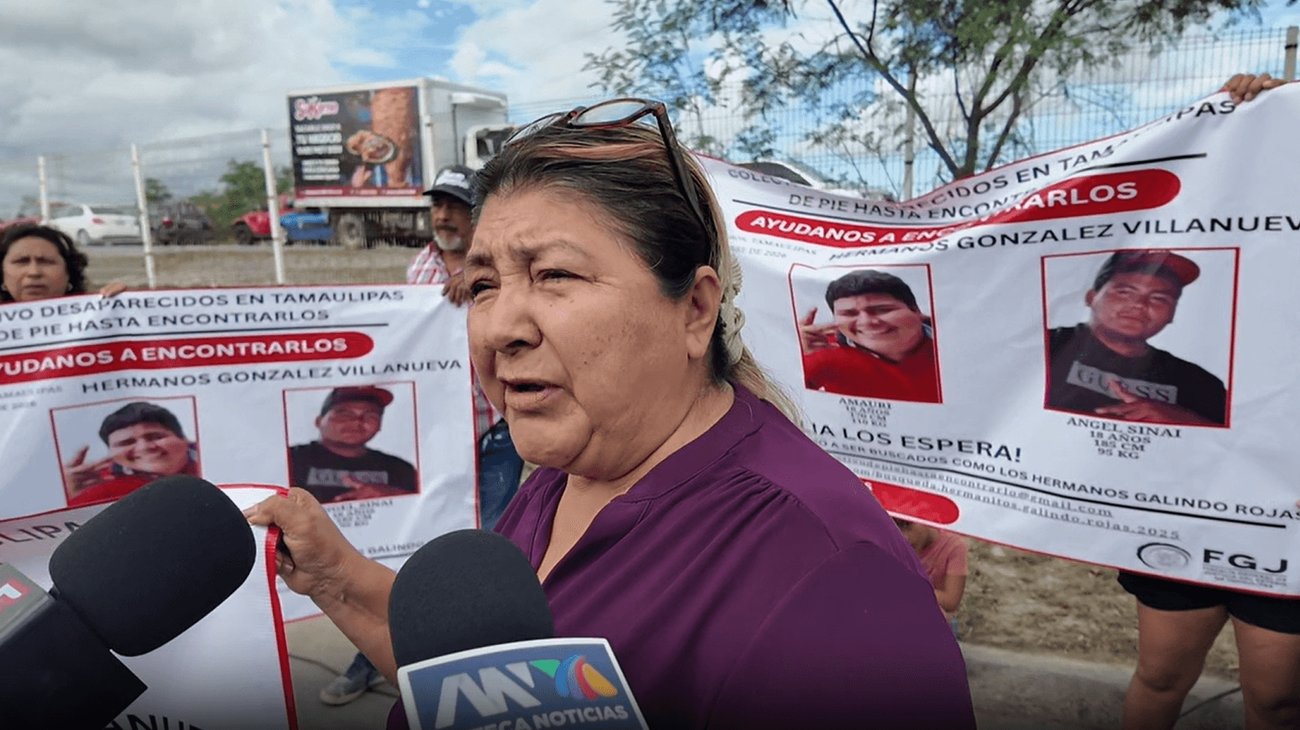 Familia pide apoyo para buscar a tres hermanos en Matamoros