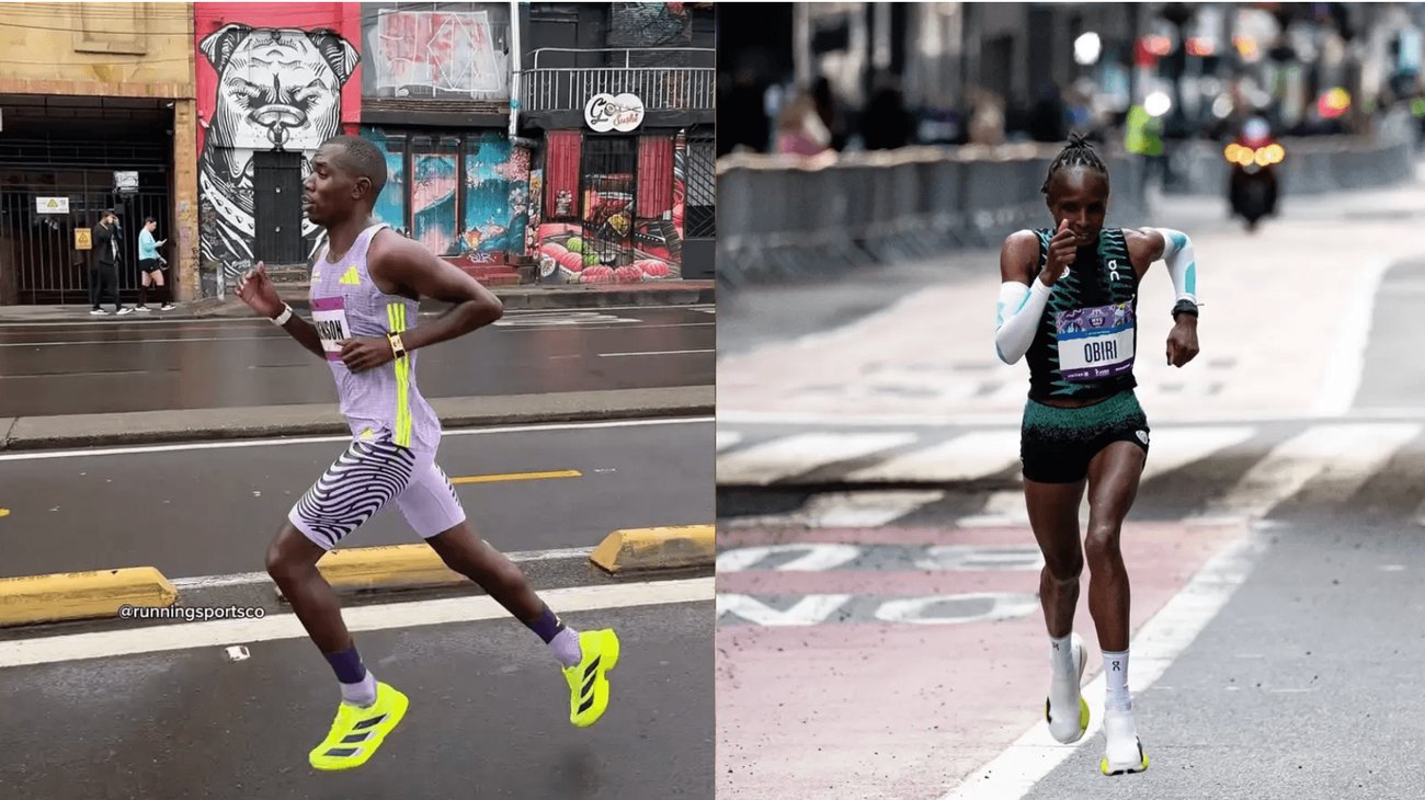 Dos campeones kenianos lideran el maratón de Nueva York