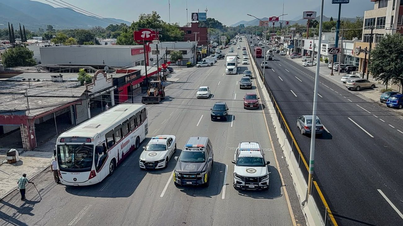 Refuerzan vigilancia en la Carretera Nacional con operativos
