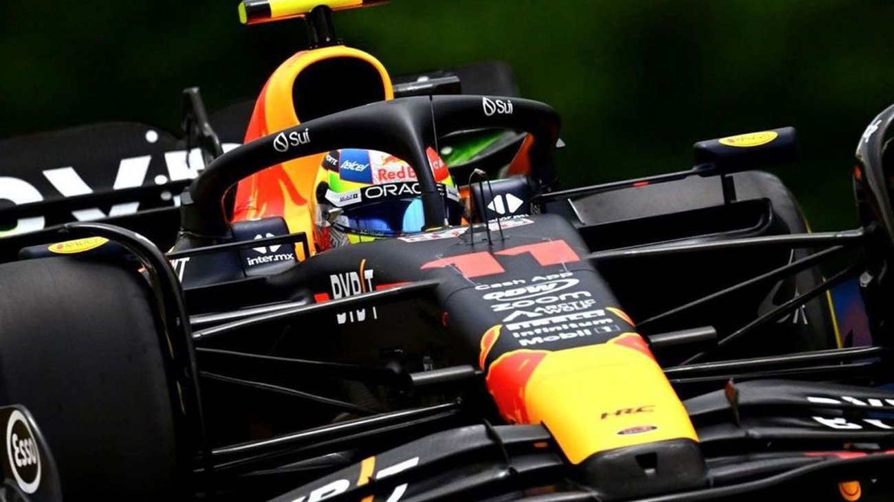 Checo Pérez saldrá en segundo lugar en el GP de Bélgica