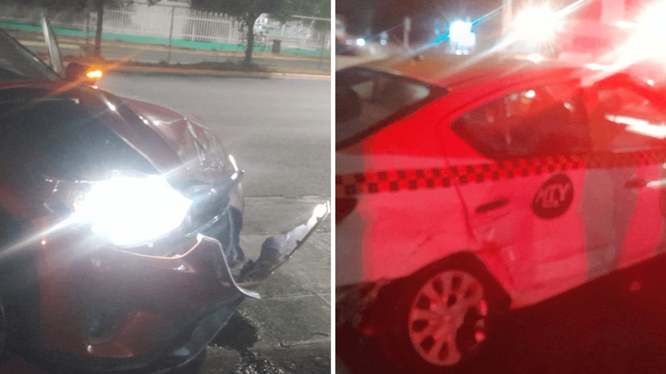 Choque deja a tres con lesiones leves en centro de Monterrey