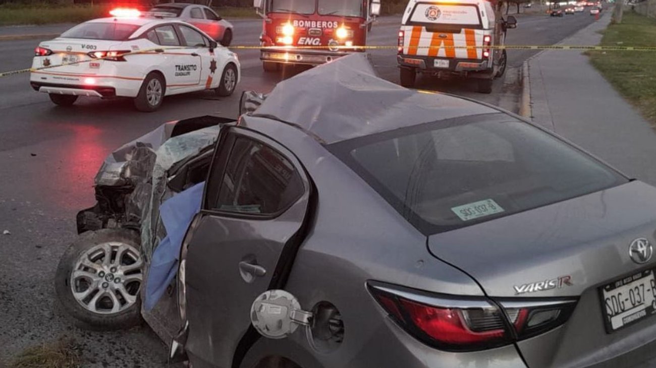 Choque en Guadalupe deja una mujer sin vida y un herido