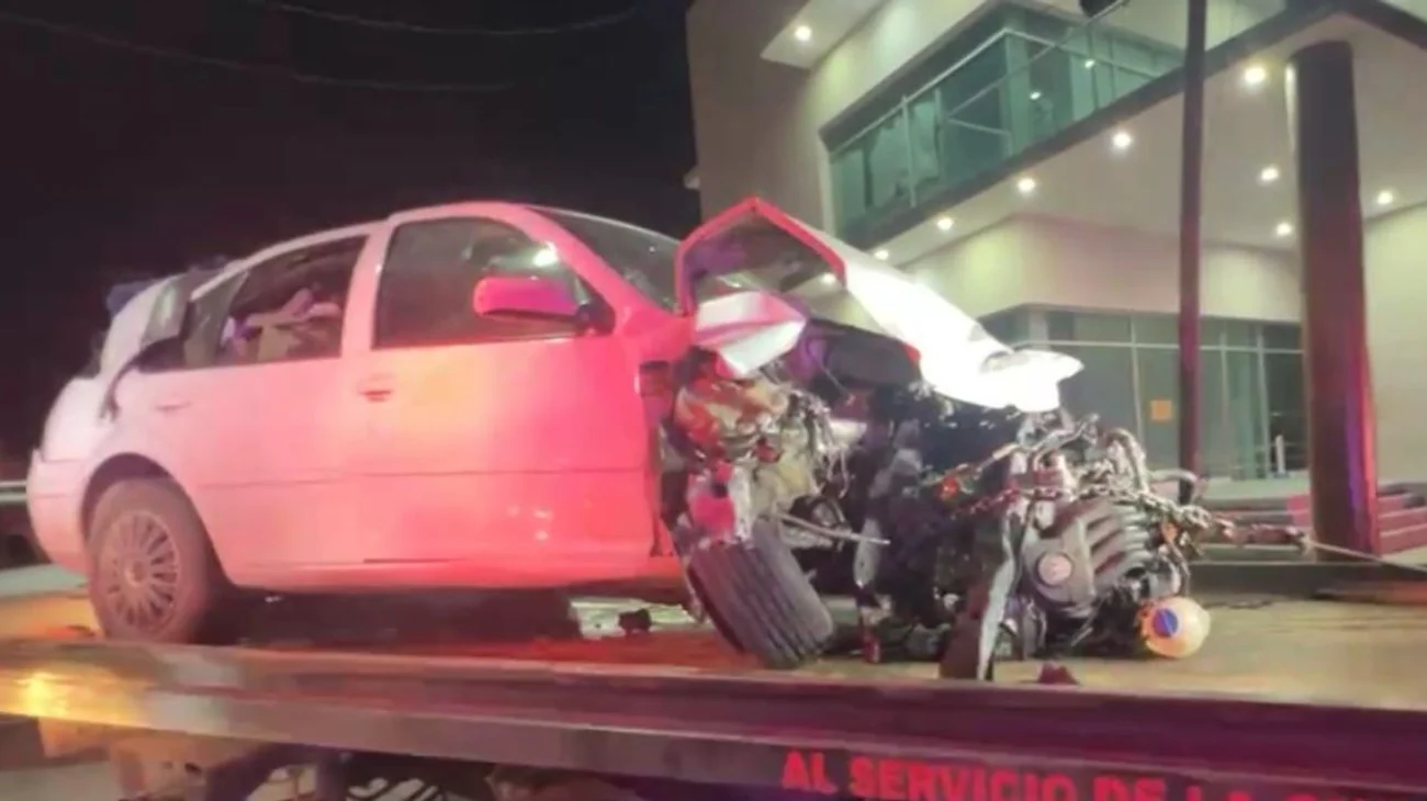 Colisionan tras persecución; hay tres detenidos en Reynosa