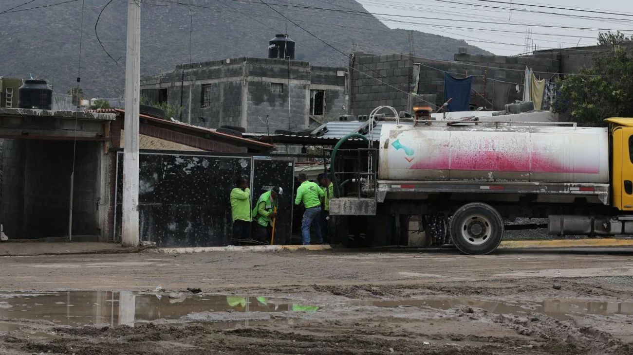 Continúa apoyo a sectores afectados por lluvias en Saltillo