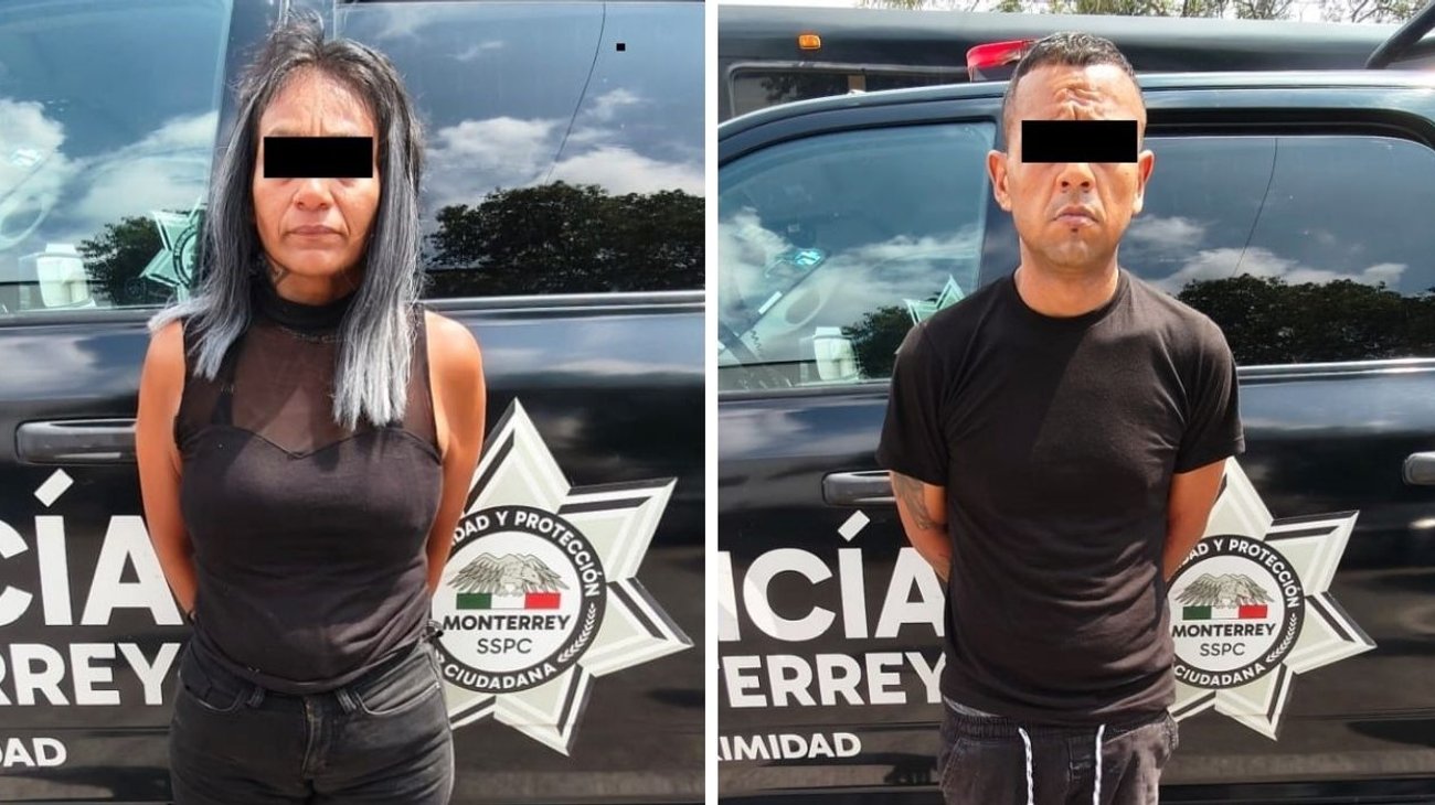 Detienen a pareja por robo a casa habitación en el centro